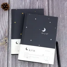 Notebooks Black Kraft Notebook Black Paper 128 Sheets 130*185mm All Black Inner Pages Graffiti Hand Book Creative DIY HandPainted Diary