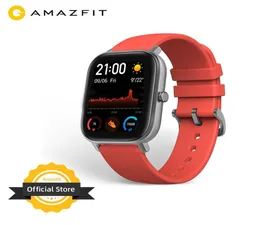 글로벌 버전 Amazfit GTS Smart Watch 5ATM 방수 수영 스마트 워치 새로운 14 일 배터리 편집 가능한 위젯 용 Android7517071