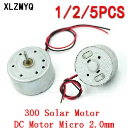 DC 1,5 V 3 V 4,5 V 5V 6 V DC Mikromotor Typ 300 DC Motor für Solarpanel DIY -Spielzeug 2 Pins Stecker Abstand 2,0 mm Ph2,0 mm Bürstenmotoren