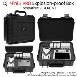Drones Bolsa impermeável para DJI mini 3 Pro Casexplosion Drone Casos rígidos Carregando bolsa para mini 3 acessórios profissionais