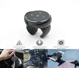 Wireless Bluetooth Media Button Mount Remote Car Motorcycle Bike Steering Wheel Selfie Siri Control Music for Android iOS Phone9174419