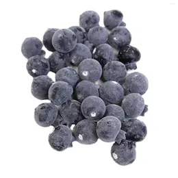 Decorative Flowers Vegetables Blueberries Artificial For Decorating Fruit Living Rooms Offices Simulation 20pcs Durable