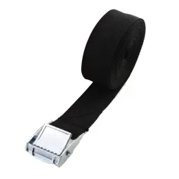 Novo 6m*25mm Black Tie Down Strap Forte catraca Boleteira Bolsa de bagagem CHARGO COM METAL FUGELLE Dropshipp