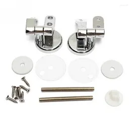 Liquid Soap Dispenser Alloy Replacement Toilet Seat Hinges Mountings Set Chrome With Fittings Screws For Accessories