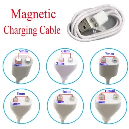 Магнитный зарядный кабель 2PIN Центр расстояние 5/6/7/8/9/10 мм магнит Suctio USB2.0 Силовое зарядное устройство для прибора для красоты Smart Device