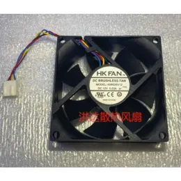 PADS HKFAN AS8025V12 12V için Orijinal Yeni CPU Soğutucu Fanı 0.50A 8025 80*80*25mm 4wire Soğutma Fanı