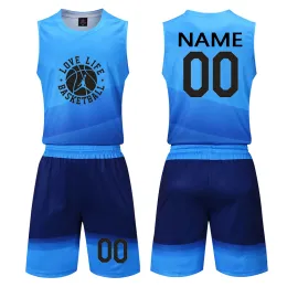 2019 Yeni Erkek Basketbol Üniformaları Set Spor Giysileri Gençlik Koleji Basketbol Formaları Özel Basketbol Formaları Kiti Takipleri