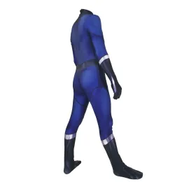 Adults Kids Fantastic Four Cosplay Costume Boys Men Zentai Catsuits Anime Mr. Fantastic Superhero Halloween Bodysuit