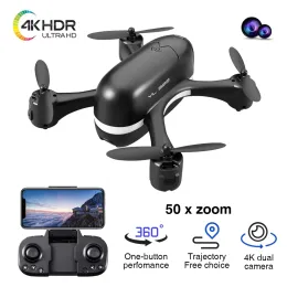 Drones S88 Mini Drone 4K HD Câmera dupla com FPV Posicionamento de fluxo óptico RC Helicóptero Profesional Quadcopter Mini Dron Boys Toys