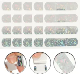 50pcs/set di colori laser Aiuto a fascia shining ferita cerotto cero