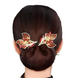 Blumenhaarclipwal Schwanz Blume Haarclip faules Haar Curler geschafter Brötchen Elegante Haarclip für wo e4w8