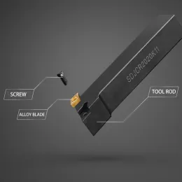 SDJCR1010 SDJCR1212 SDJCR1616 SDJCR2020 Externt vändverktyg SDJCL LATHE BAR SCREW TYPLING Turning Holder CNC Cutter Bar