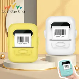 الطابعات Mini Label Printer p50 آلة ملصق للاصق ذاتيًا محمولة ملصقات حرارية لاسلكية أو 5pk ملصق ورق مقاوم للماء