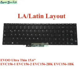 Klawiatury US LA Latin Brazylia Klawiatura EVOO Ultra Thin Notebook EVC156 EVC1561 EVC1561BK EVC1562 2BK PTBR Brasil Portugales