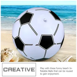3 pezzi Balloni da spiaggia gonfiabili per bambini palloni da calcio gonfiabili divertenti palle da spiaggia estiva giocattoli giocattoli