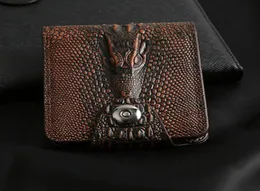Presente de moda Retro magnético fivela de bolso multi -bolso bifold desgaste homens resistentes Men Wallet Classic Card Holder Practical PU Leather9544454621