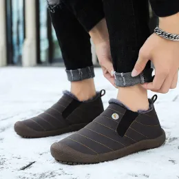 Buty zimowe buty mężczyźni buty zimowe mężczyźni trampki tenisowe plus size na buty zimowe buty do kostki ciepłe miłośniki swobodne botki na świeżym powietrzu hombre