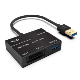 アダプターUSB 3.0 /タイプC USB C XQD SDカードリーダー500MB / S高速カメラキットアダプター