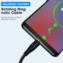 1-5 процентов магнитный микро-USB C Кабельный наконечник 540 Поверните магнитный зарядный шнур.