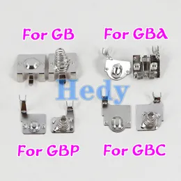 50sets dla Game Boy Advance Console Konsola Motoro Board Bateria Bateria Zakończenia Baterii Sprężyn Sprężyn Holder dla GB DMG GBA GBC GBP