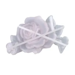 Crystal Epoxy Harts Mold Diy Crafts Making Tool Rose Flower Ornaments Dekorationer Silikon Mögel