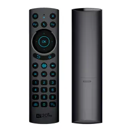 Caixa G20BTS Plus G20S Pro 2.4g Voz sem fio Litada Air Mouse Giroscópio IR Aprendizagem Remota Controle Remoto Para X96 X4 AM7 Android TV Box