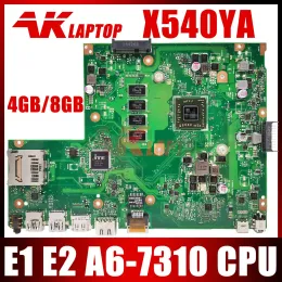 Moderkort X540YA -mainboard för Asus Vivobook X540Y R540YA F540YA A540YA D540YA LAPTOP MODOBARBORD AMD CPU 2GB/4GB/RAM MAIN BOARD