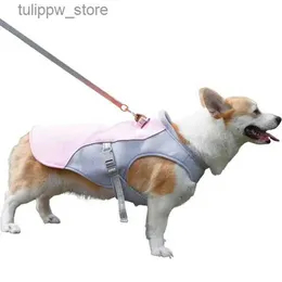 夏用の犬のアパレル犬のアパレル冷却ET夏のための3層ベストクーラー衣類ペット犬の健康用品エクササイズ登山L46