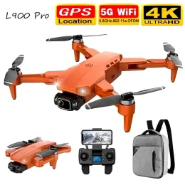 DRONS NY L900 PRO DRONE 4K HD Dual Camera med GPS 5G WiFi FPV RealTime Transmission Borstless Motor RC Distance 1,2 km quadcopter