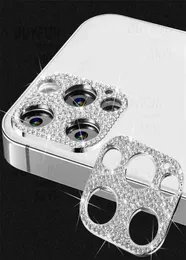 Coperchio protettore per lenti per fotocamera diamantato per iPhone13 Pro Max Aifon iPhoen iPhone 13 Promax Mini Metal Protective Ring Coque Fundas H113124026