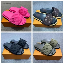 Louies Vuttion Slippers Louies Vuttion Sandal Slippers Sandalsプール枕スライドスリッパスリッパフラットコンフォートマール女性スリッパFASH LUIS VITON LVSE SHOE 721