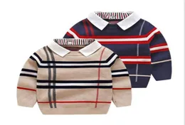 Criança criança garoto menino suéter etono inverno roupas de malha de malha de malha de malha 27t2452408