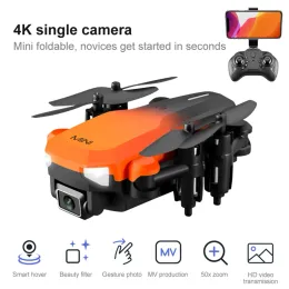Drones KK9 Mini RC Renkli Drone 4K HD Çift Kamera Bir Anahtar Dönüş FPV Profesyonel Optik Kaçınma Dron Katlanabilir Quadcopter Oyuncak