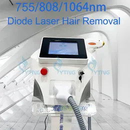 755nm 808nm 1064nm Dioden Laser Haarentfernungsmaschine Haut Verjüngung Laser -Epilator für alle Hautfarben