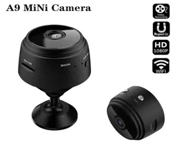 A9 1080pフルHDミニビデオカメラwifi ipワイヤレスセキュリティカメラ屋内ホームサーベイランスベビーセーフ4956221のための小さなビデオカメラ