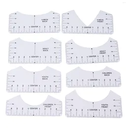 Storage Bags T Shirt Ruler Guide Lightweight Flexible Measurement Tool Accurate Unbreakable For Heat Press