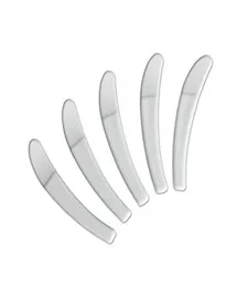 100pcllot Mini kosmetyczne łyżki kosmetyczne Łożowe białe spatulas 50 mm plastikowy narzędzi