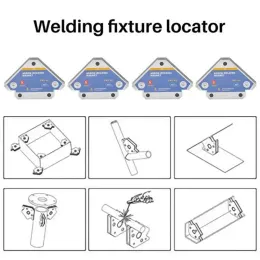 28lBs Pfeilschweißmagnethalter 4pcs 3 "starke Magnetmetall -MIG -Werkzeuge und Geräte -Workshop -Schweißer Magnete