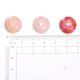 10 pezzi da 16 pezzi da 16 mm colorati caramelle luccicanti perle rotonde acriliche perle fatte a mano perle fai -da -te per la catena di telefonia mobile.