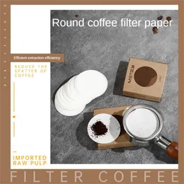51 mm/54 mm/58 mm Filtro da caffè Paperte per ciotola in polvere Speciale Carta rotonda Accessori per caffè di carta rotonda a mano