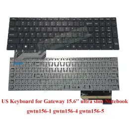 Tastaturen US -Tastatur für Gateway 15.6 '' Ultra Slim Notebook GWTN1561 GWTN1564/4BK GWTN1565 GWTN1565BL/5PR/5BK 5GR GWTN1564BL/4GR/4PR