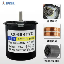 220 v ac permanent magnet synchronous motor miniature and reversing the little slow small motor at low speed
