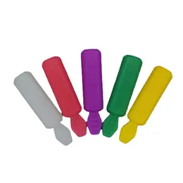5 färgpaket silikon tänder stick bett fruktsmakade aligner chewie lådor 2 st ortodontiska chewiesfor silikon chewie lådor