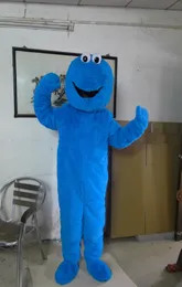 Cookie Monster Sesame Street Big Bird Mascot Costume Plushus Wears Performance Prop costume da cartone animato Abito a piedi AIMO2861296