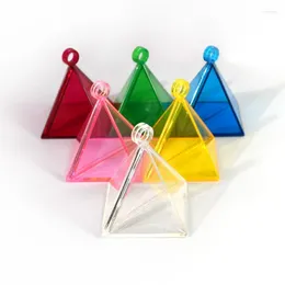 Partydekoration 30G Pyramid Anhänger Gravity Block Helium Ballon Gewichte Hochzeitsdekorationen Bevorzugt Geschenkbox Geburtstagsdarsteller 10pcs