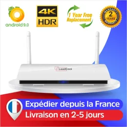 Box LeadCool 4K Smart TV Box Android 9.0 S905W Quadcore Full HD H.265 Inbyggd 2,4 GHz WiFi 1G 8GB 2G 16GB LeadCool Android TV Box