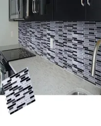 Mosaic Self Adhäsive Fliesen Backsplash Wandaufkleber Badezimmer Küchenheim Dekor DIY W41634863