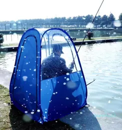 Pesca integrale a prova di pioggia singola isolamento del sole privato isolamento guardando sport pop -up tent da pop -up pop -up PVC portatile T7347175