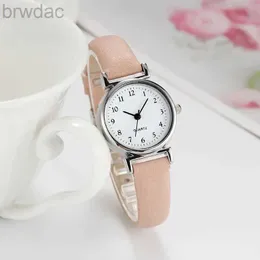 Frauen Uhren Mode Small Dial Casual Watch Luxus Frauen Brand Quarzlegierung Watch Ladies Leder Armbanduhr für Frauen 240409
