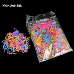 YWHUANSEN About 1000pcs/bag (small package) New Child Baby TPU Hair Holders Rubber Band Elastics Girl's Tie Gum Hair Accessories